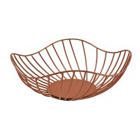 Copper Lotus Leaf Wire Basket